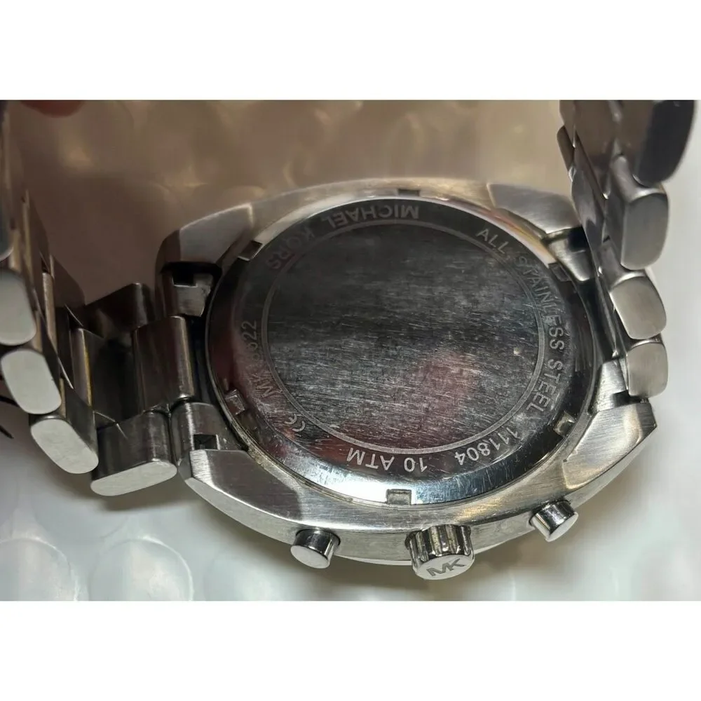 Michael Kors Dane Men's Chronograph Watch MK8622 — NEW BATTERY!